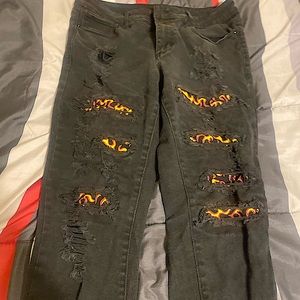 Flaming Designer Skinny Jeans